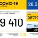 В Україні зафіксовано 9410 випадків коронавірусної хвороби COVID-19