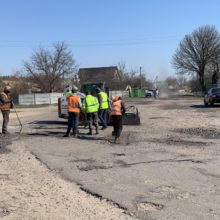 У Руській Поляні розпочався ямковий ремонт дороги О 241706