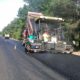 Завершується влаштування верхнього шару асфальтобетону на автодорозі Р-10 у селі Софіївка Черкаського району