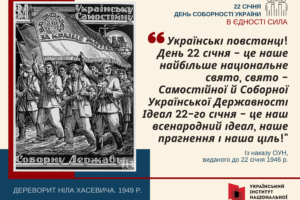 В єдності – сила! 22 січня Україна відзначатиме День Соборності