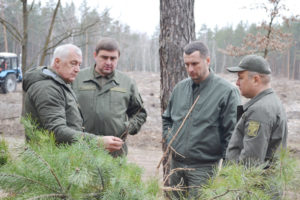 Голова Держлісагентства України Юрій Болоховець з робочим візитом відвідав Черкаський держлісгосп