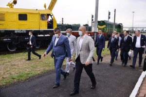 Прем’єр-міністр разом з головою ОДА запустили електрифікацію дільниці Черкаси – імені Т. Шевченка регіональної філії “Одеська залізниця”
