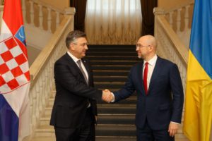 Україна та Хорватія підписали п’ять спільних документів, — Денис Шмигаль