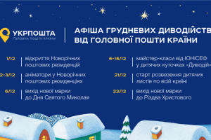 Новорічну поштову резиденцію офіційно відкрито: коли та на що чекати у грудні від головної пошти країни