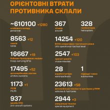 Загальні бойові втрати противника станом на 27 серпня