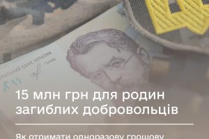15 млн грн для родин загиблих добровольців: як отримати одноразову грошову допомогу