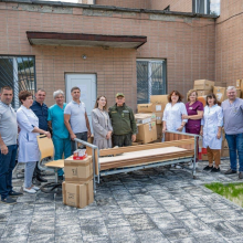 Валерія Яненко відвідала захисників, які проходять лікування і реабілітацію в одній із лікарень району