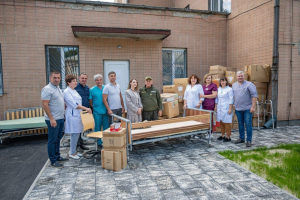 Валерія Яненко відвідала захисників, які проходять лікування і реабілітацію в одній із лікарень району