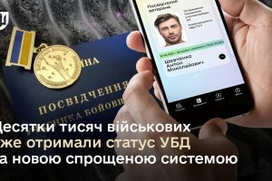 Понад 71 тис. військових вже отримали статус УБД за новою спрощеною системою
