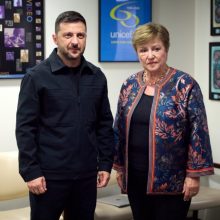 Володимир Зеленський і Крісталіна Георгієва обговорили програми для підтримки фінансової стійкості України