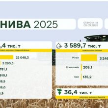 Українські аграрії зібрали майже 28,8 млн тонн зернових культур