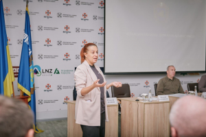 У Черкасах відбулася  зустріч із міністеркою у справах ветеранів України Наталією Калмиковою з питань реалізації політики героїв