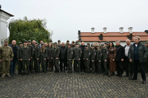 У Чигирині відбулася урочиста  посвята ліцеїстів Черкаського ліцею з посиленою військово-фізичною підготовкою імені Захисників України