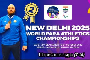 Параатлет з Черкащини став срібним призером чемпіонату світу