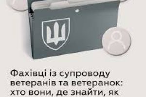Картка: Фахівці із супроводу ветеранів та ветеранок: хто вони, де знайти, як скористатись послугою?