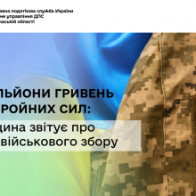 293 млн грн для Збройних Сил: Черкащина звітує про сплату військового збору