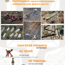 Мінна небезпека актуальна з приходом весни