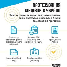 Протезування: що варто знати ветеранам і ветеранкам про державну підтримку
