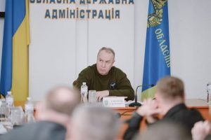 Взяла участь у  засіданні Ради оборони області під керівництвом начальника Черкаської ОВА