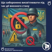 Про заборону публікації відомостей військового характеру у медіа, соцмережах у період воєнного стану в Україні