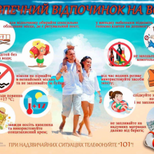 ПАМ’ЯТКА НАСЕЛЕННЮ! Безпечна поведінка на воді