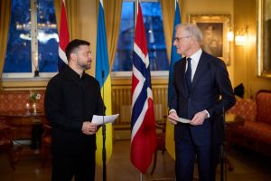 Заява Президента України під час спільного з премʼєр-міністром Норвегії спілкування з журналістами