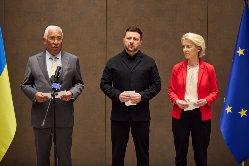Спільна заява Президента Європейської ради Антоніу Кошти, Президентки Європейської комісії Урсули фон дер Ляєн та Президента України Володимира Зеленського