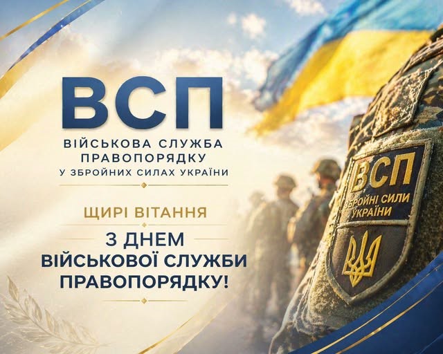 Привітання Валерії Яненко з Днем Військової служби правопорядку