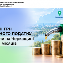 185 млн грн акцизного податку сплатили на Черкащині за вісім місяців